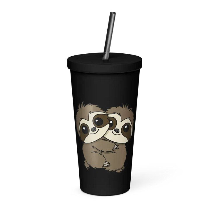 Insulated Tumbler with a Straw - Hug product image (1)