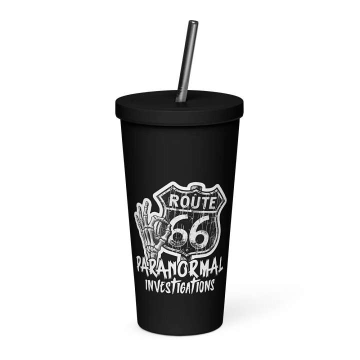 Vintage Route 666 Skeleton Insulated Tumbler product image (1)