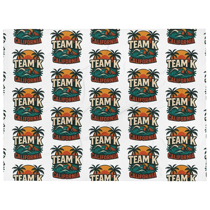 TEAM K CALIFORNIA Blanket product image (2)