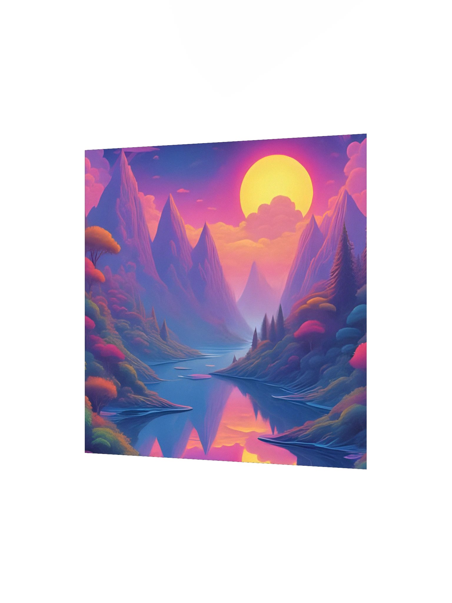 Surreal Sunset Valley Poster product image (7)
