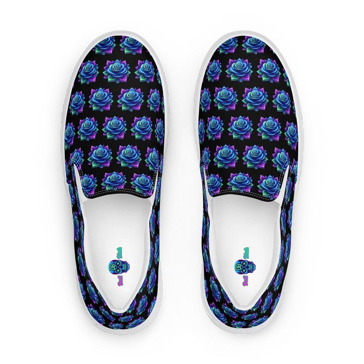 Roses Are DullBlah's Women's Slip-On Shoes product image (2)