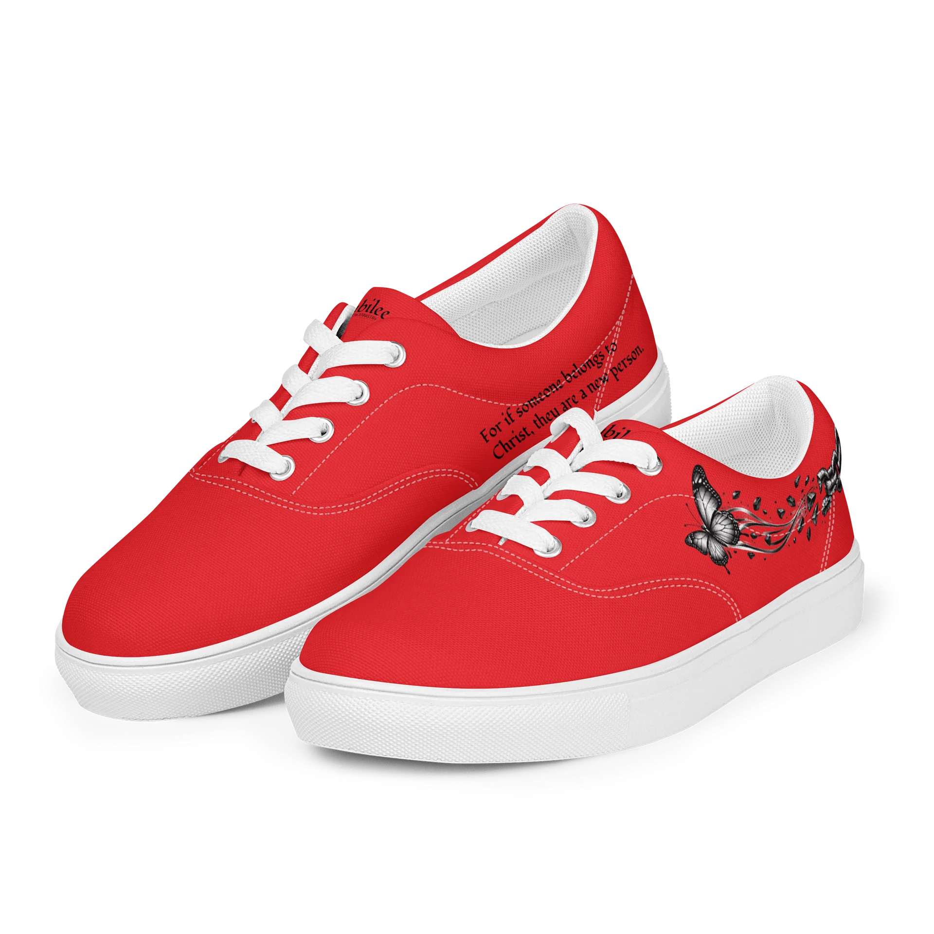 Women's Butterfly Sneakers - Red product image (4)