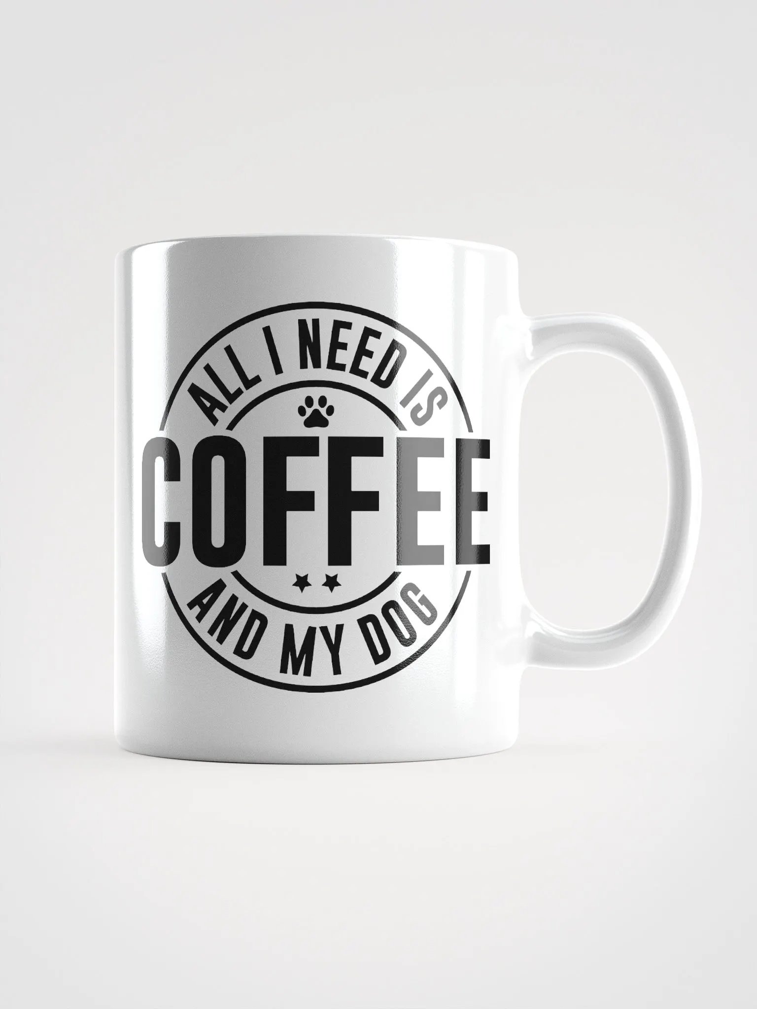 All I Need is Coffee and My Dog Mug product image (1)