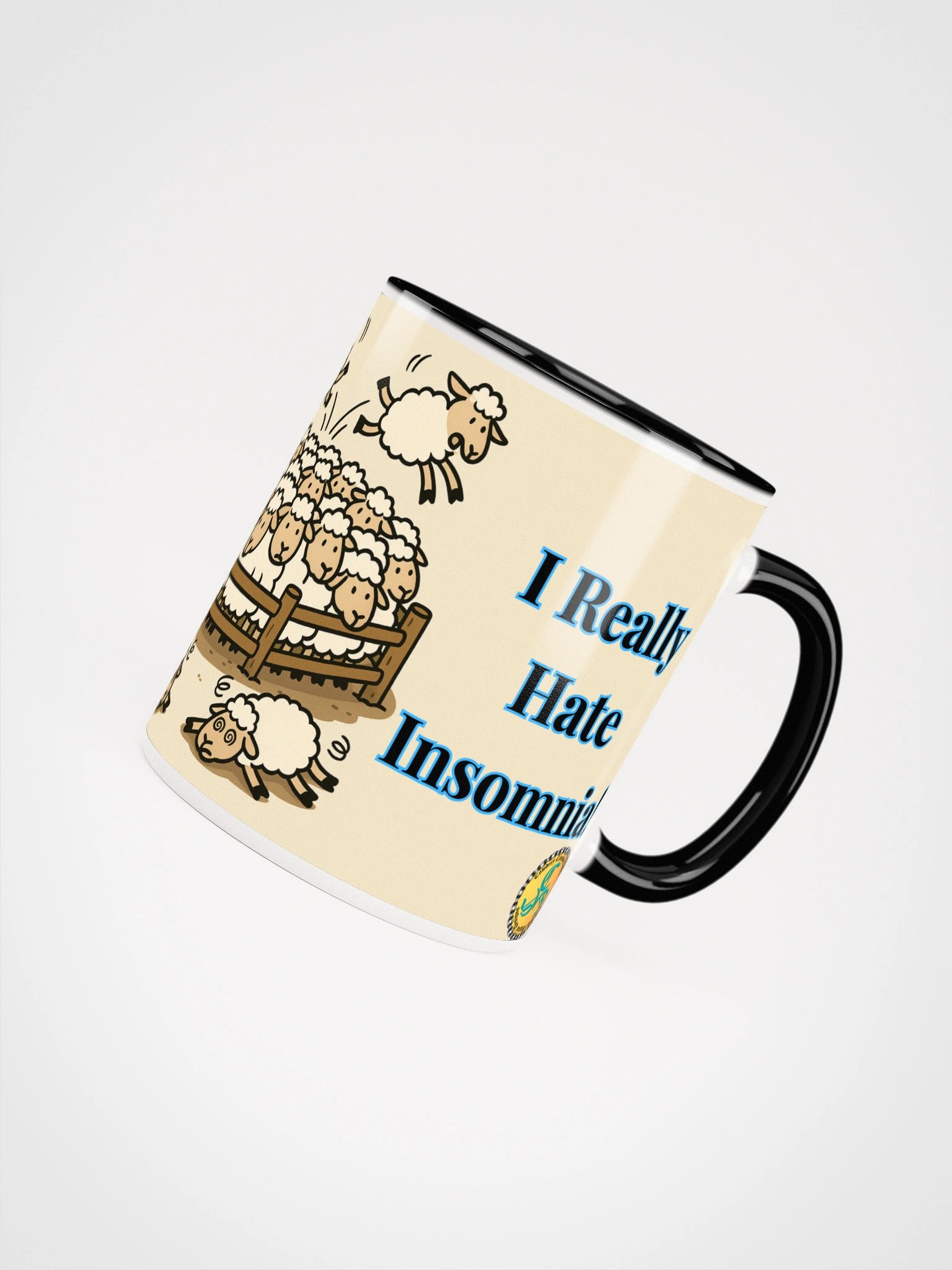 I Really Hate Insomnia (Both) 2-Tone Ceramic Mug product image (52)