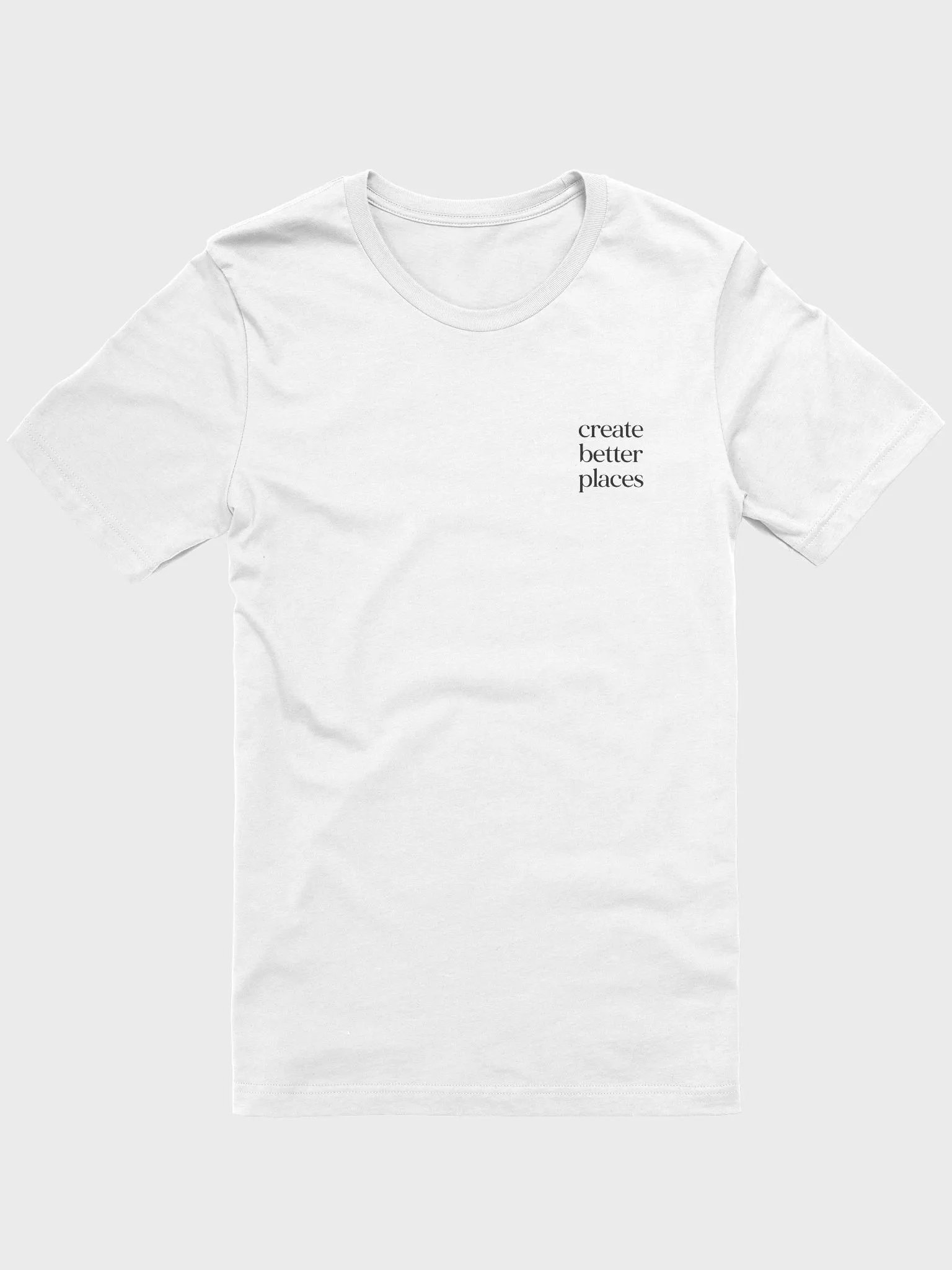 Create Better Places Tee - White product image (2)