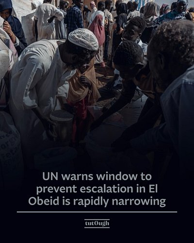 🇸🇩🇺🇳A senior United Nations official has warned that the opportunity to prevent a major escalation in El Obeid, North Kordofa...