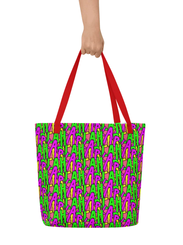 BLAH BLAH BLAH Tote (Neon) product image (5)