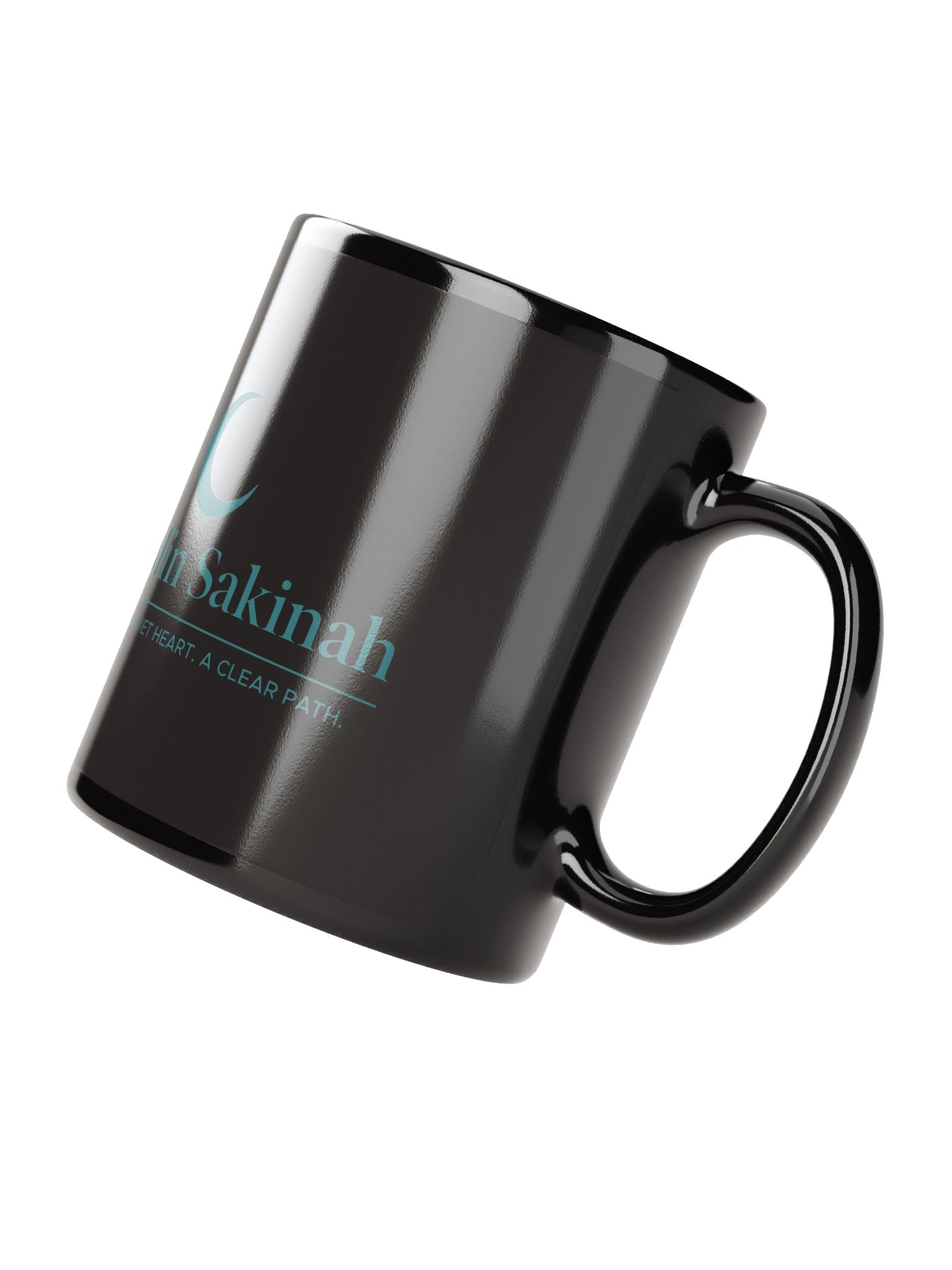 Min Sakinah Vision Mug - Dark Teal on Black product image (2)