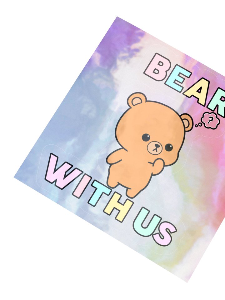 Bear With Us Logo Sticker product image (5)