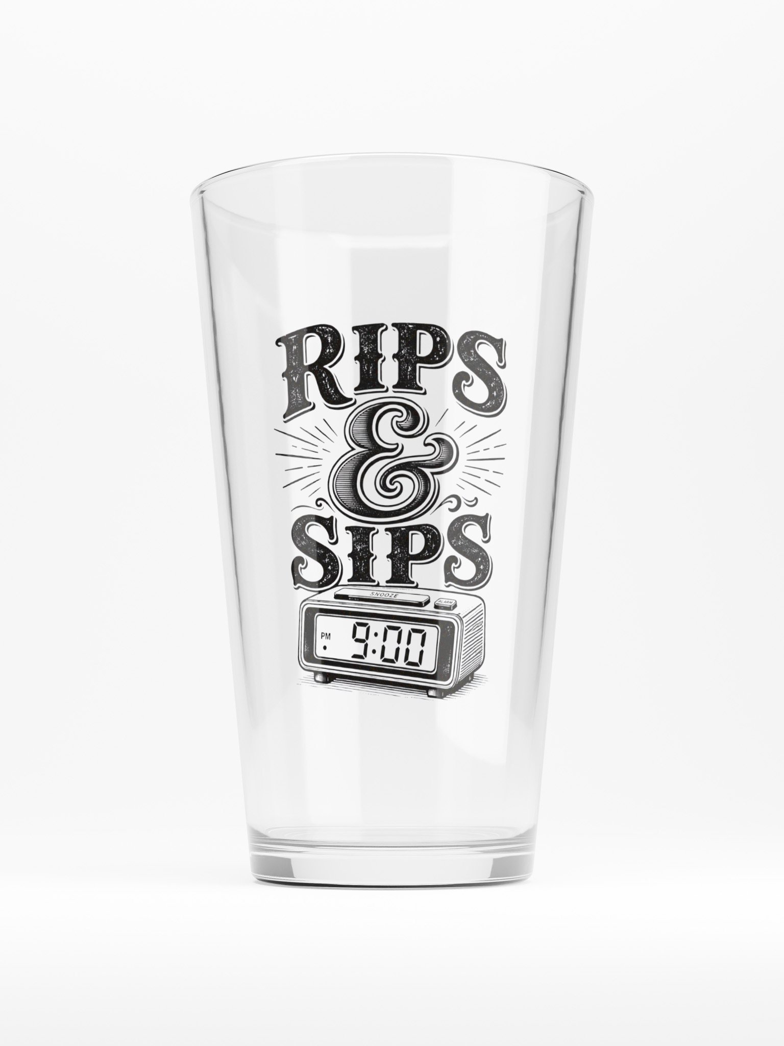 The Daily Pour Pint Glass product image (2)