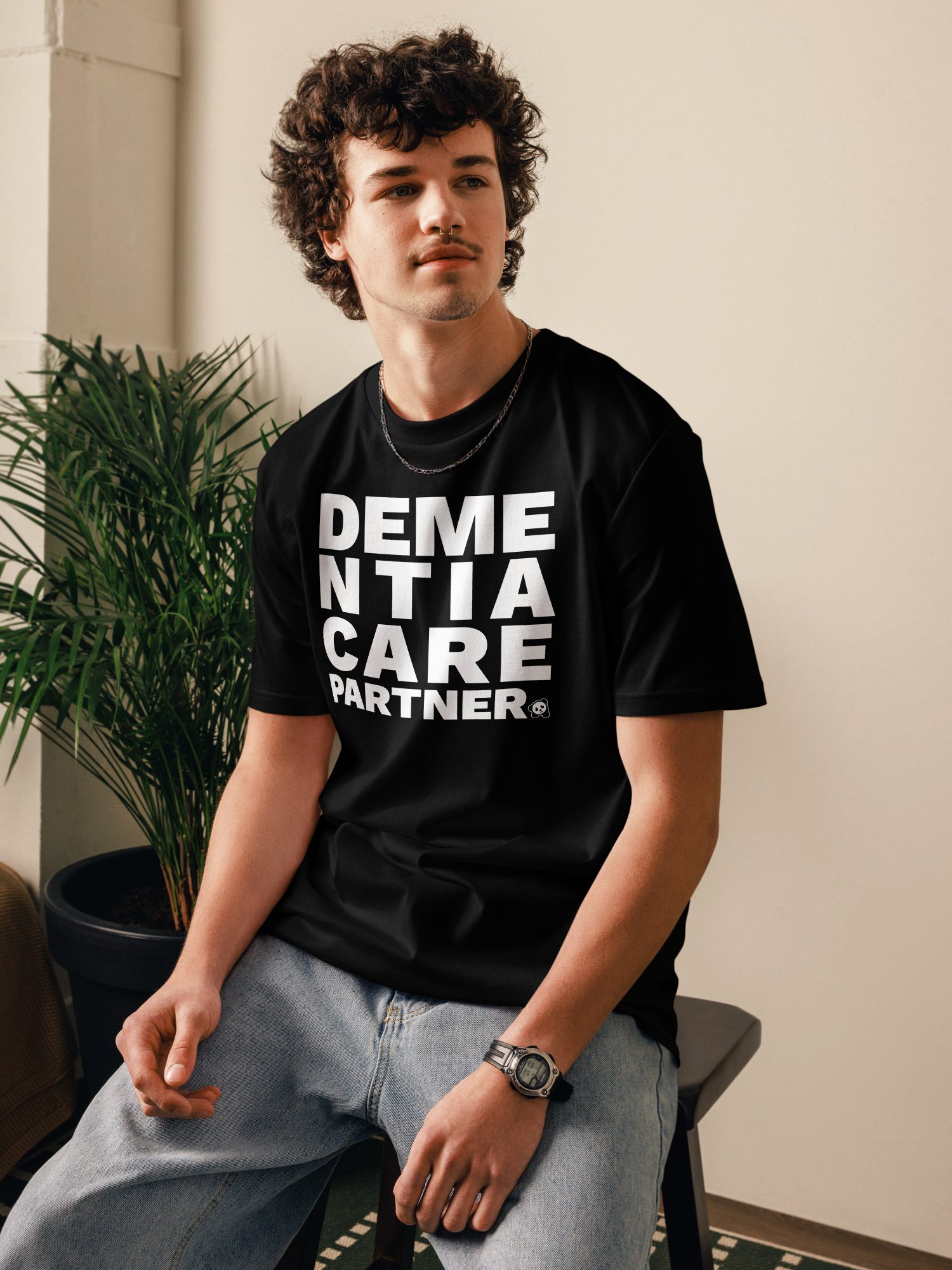 Dementia Care Partner T-Shirt - Black product image (6)