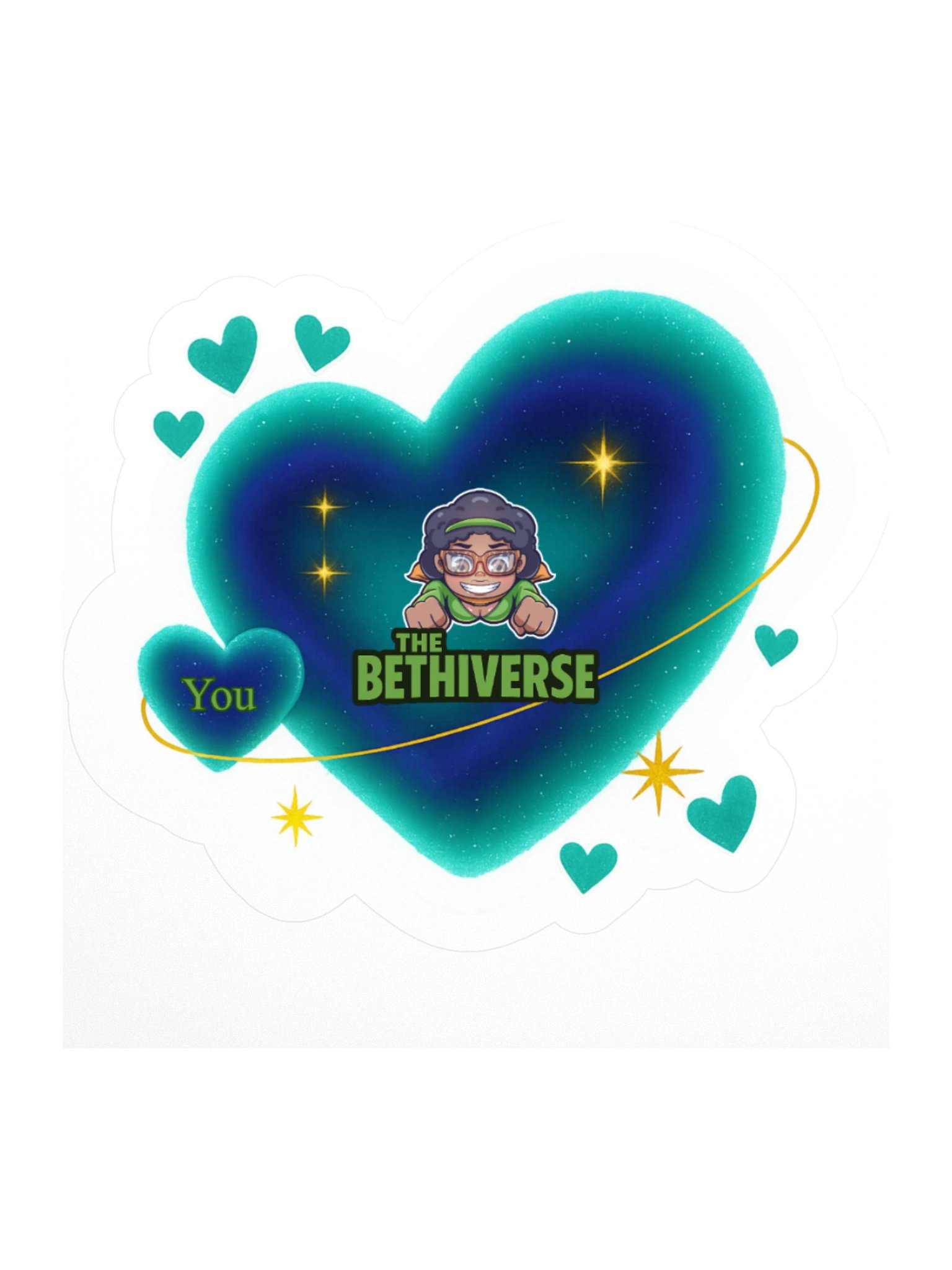 “Orbiting You” — Signature Sticker product image (2)