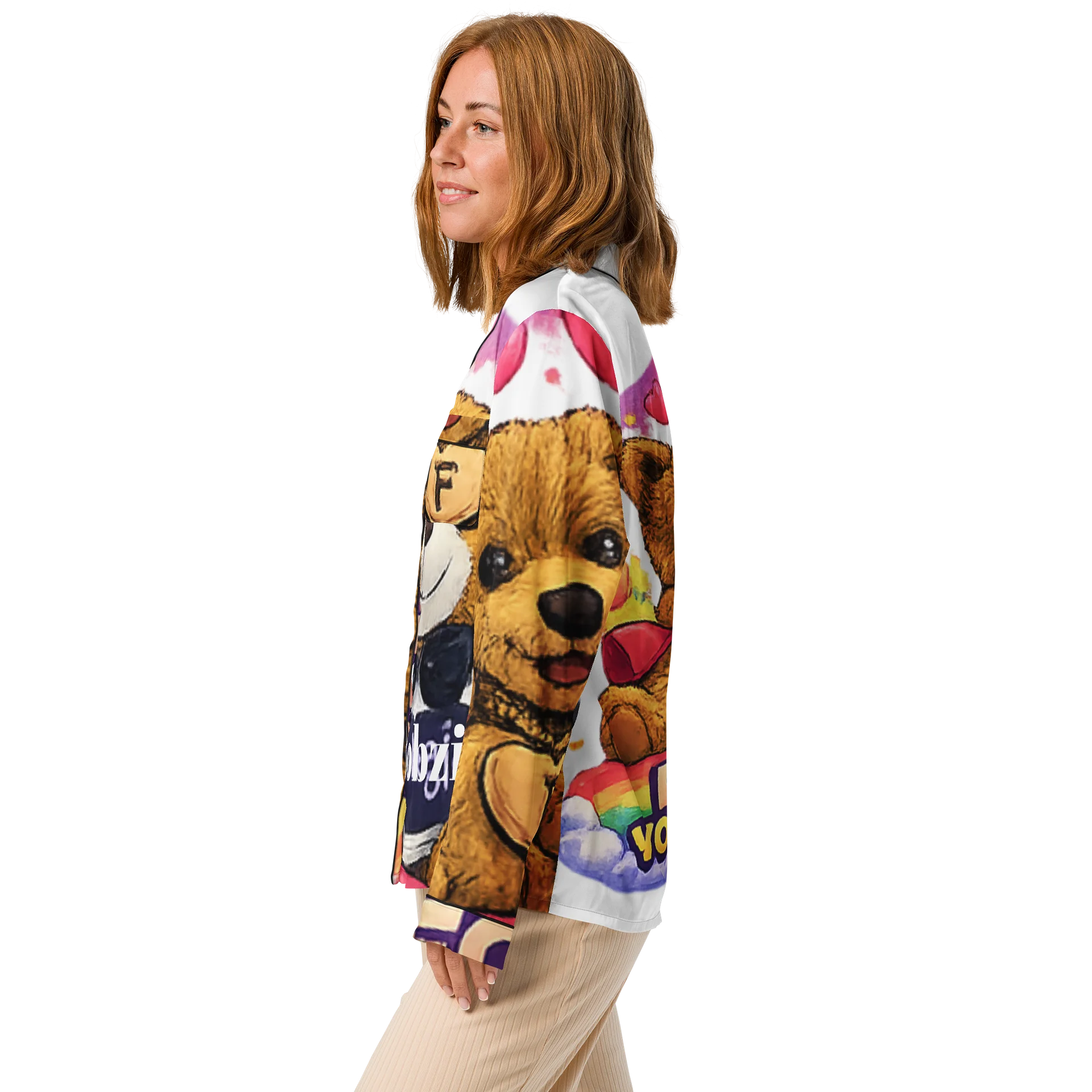 Fayzie & Bobzie Rainbow Love Women’s Pajama Top | Cozy Comfort Edition by FayzieBobs product image (4)