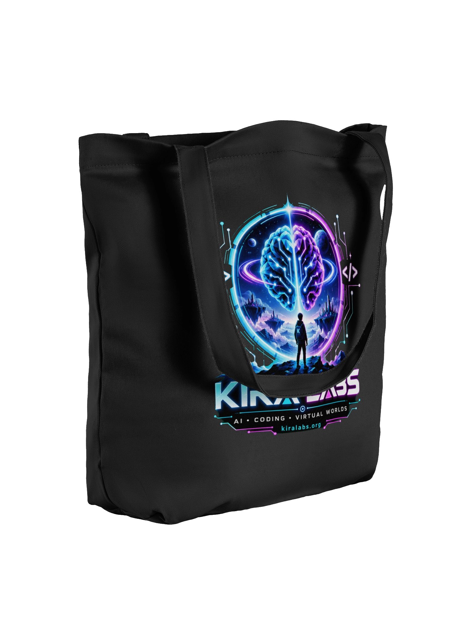 Kira Labs AI Coding Virtual Worlds Tote Bag product image (4)
