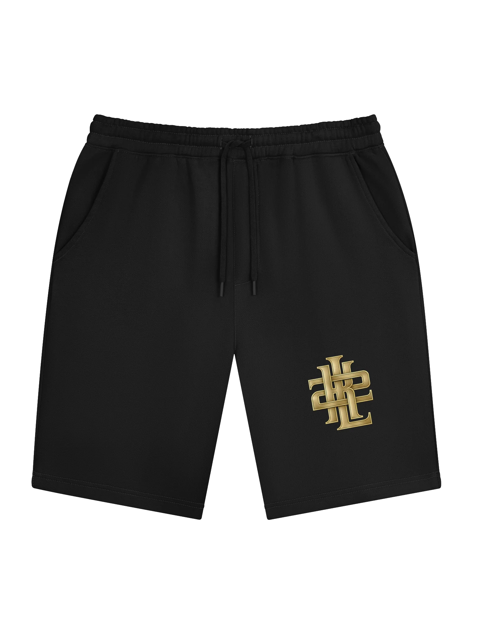 Keys2Life Gold Monogram Blackout Shorts product image (1)