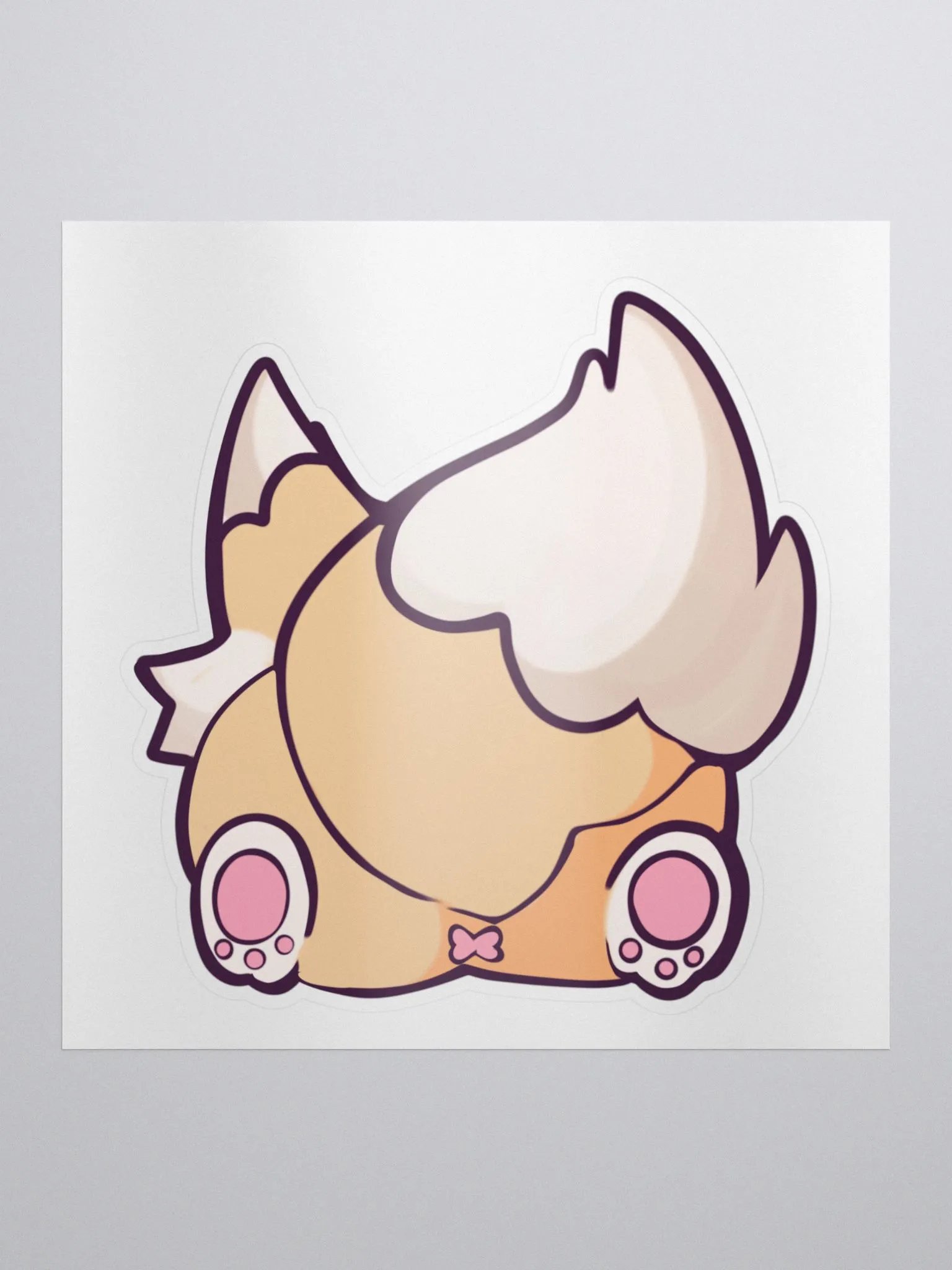 Fluffy tail Sticker product image (1)