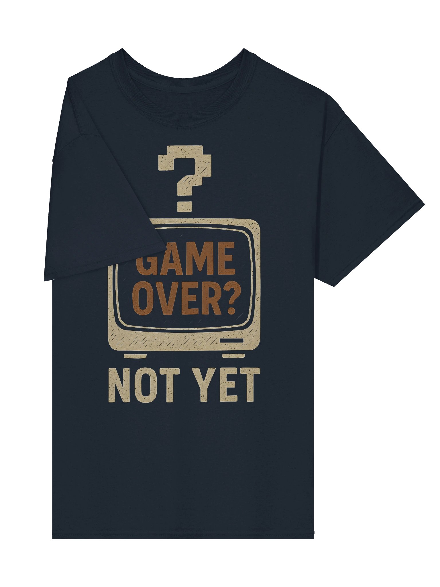 Game Over? Not Yet — Retro Gamer Motivation Tee product image (4)