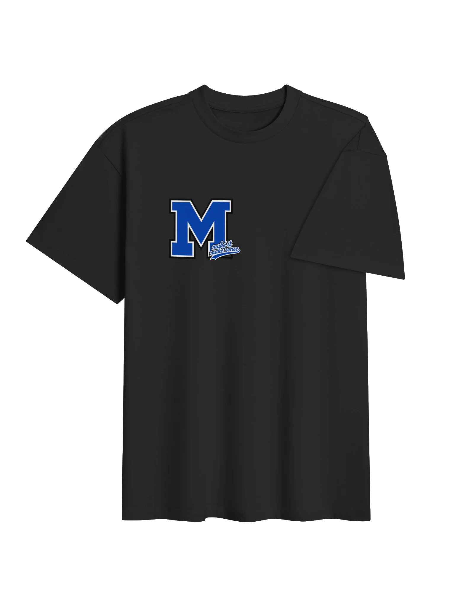Make It Make Sense Blue M Box Tee product image (19)