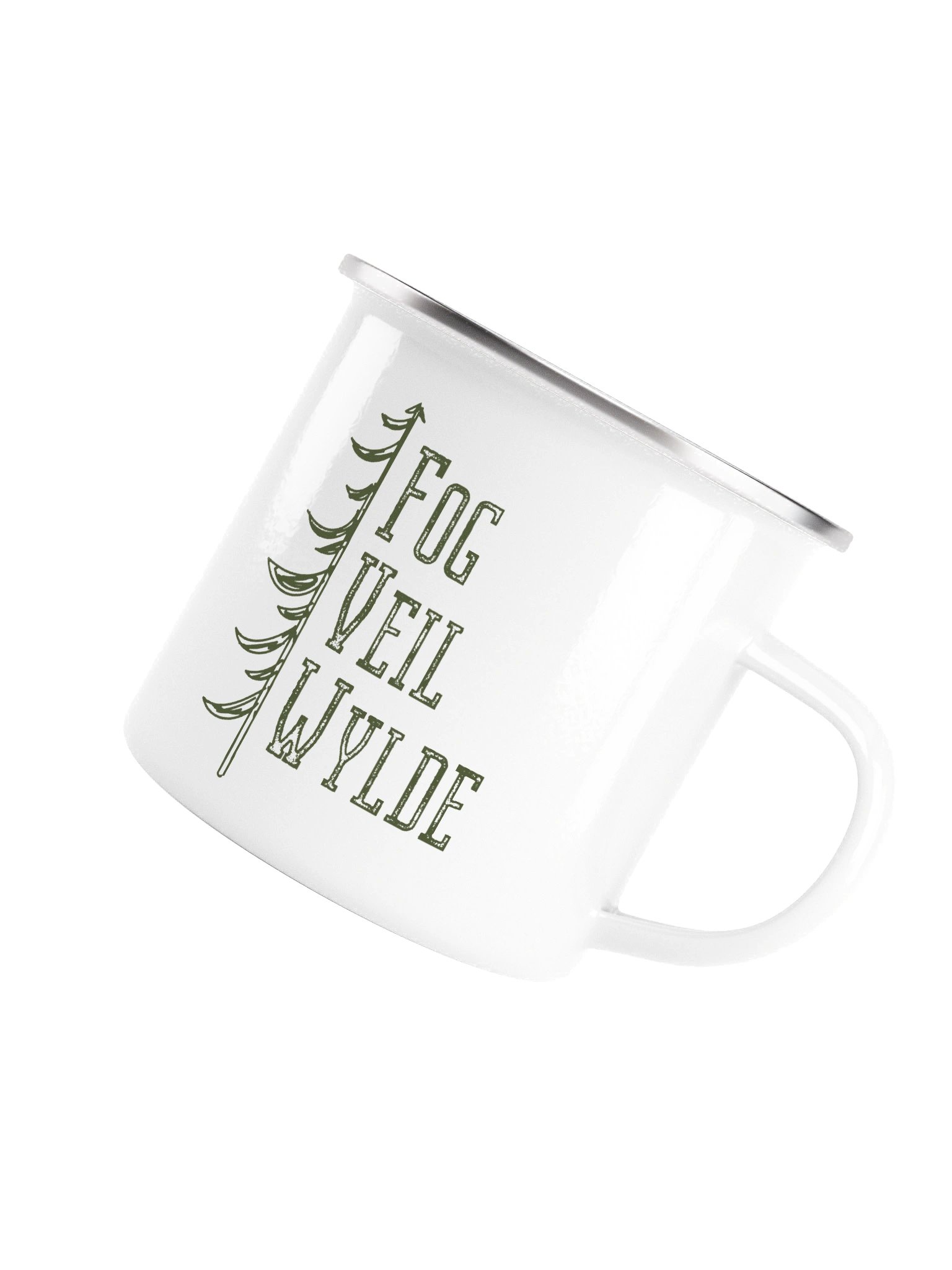 Timber Logo | White Enamel Mug product image (5)