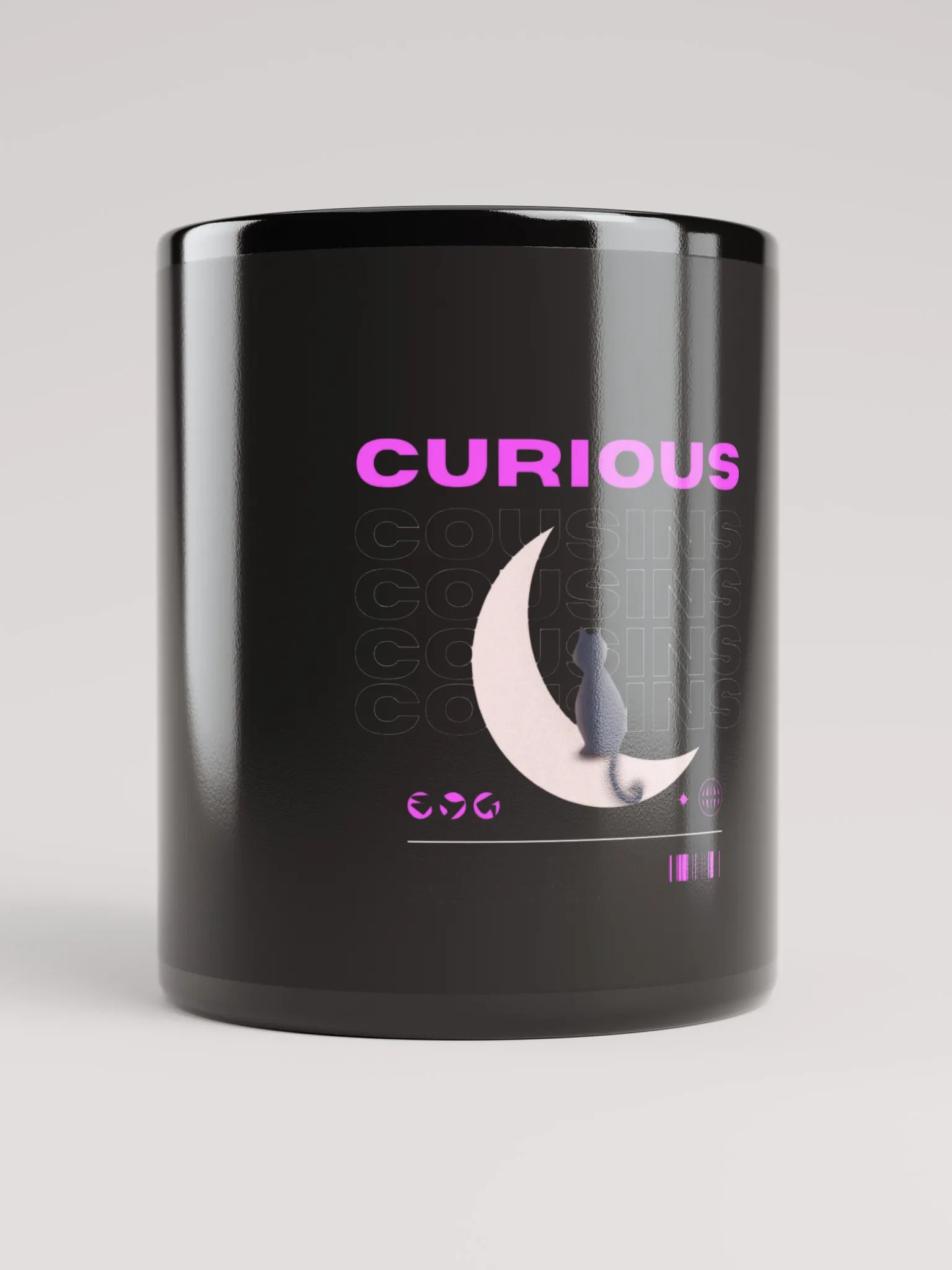 Black Glossy Mug product image (9)