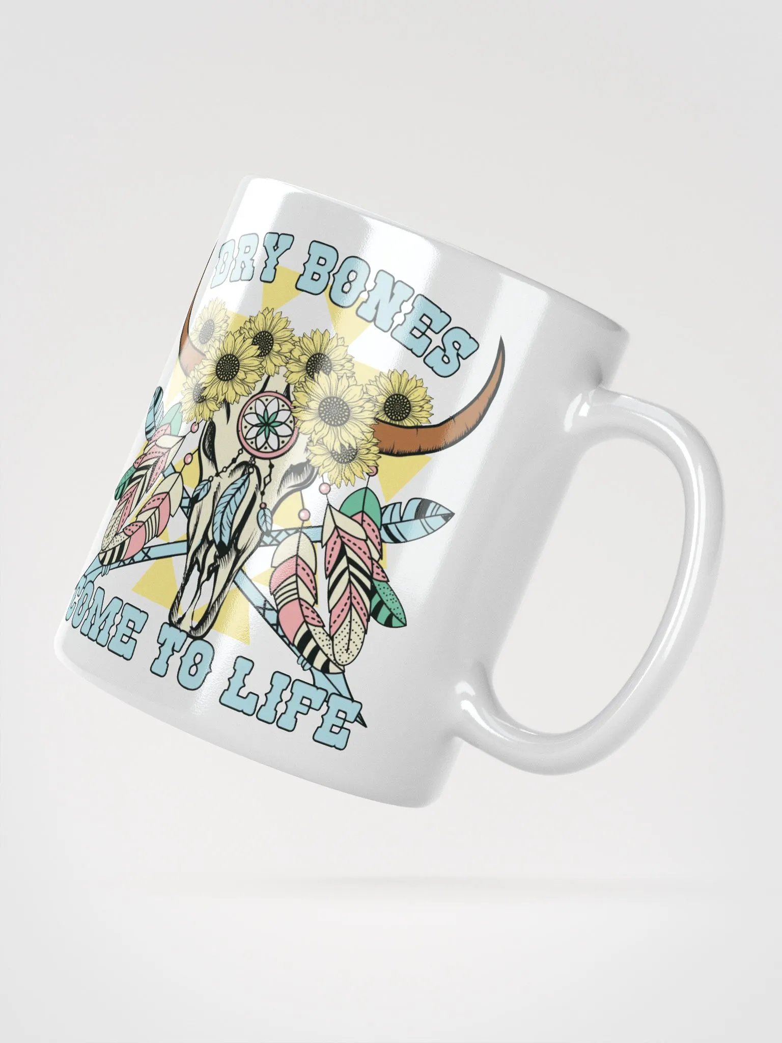 Bohemian Dry Bones Come To Life Skull Mug product image (2)