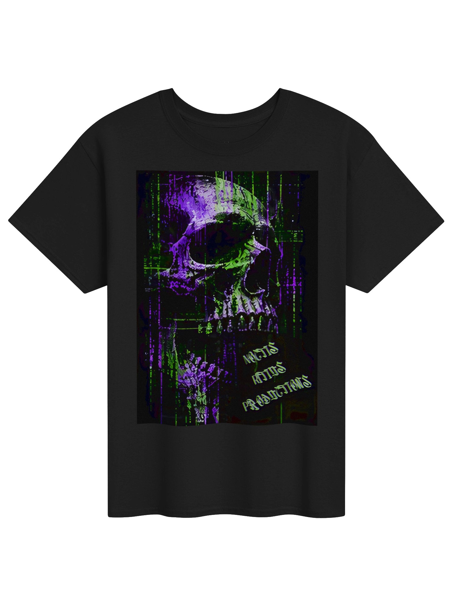 Neon Projection Skull Tee product image (2)