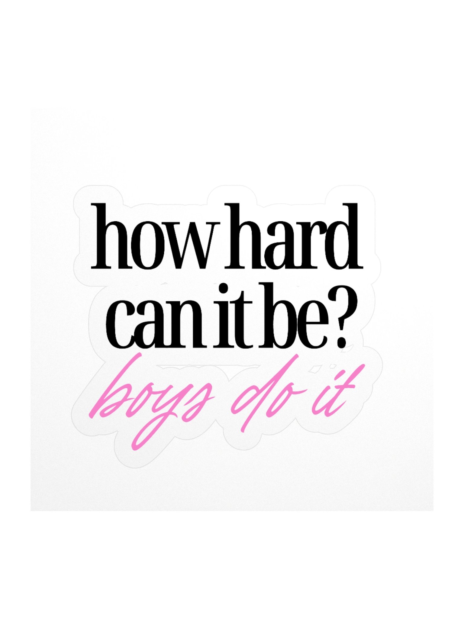 HHCIBBDI Pink Sticker product image (1)