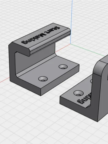 Wall and Ceiling Tool Storage Brackets, 3D Print File STL Bundle. product image (11)