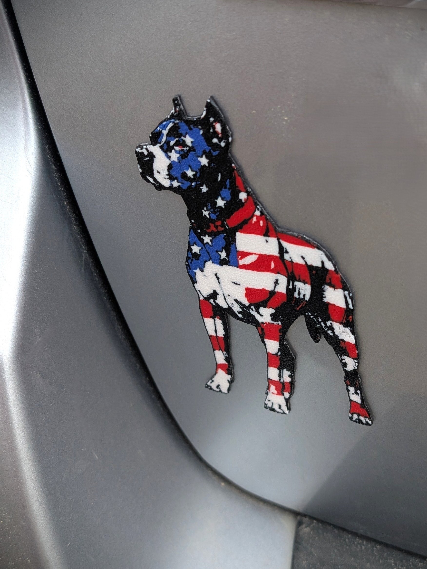 Patriotic American Pit Bull Terrier Magnet product image (6)