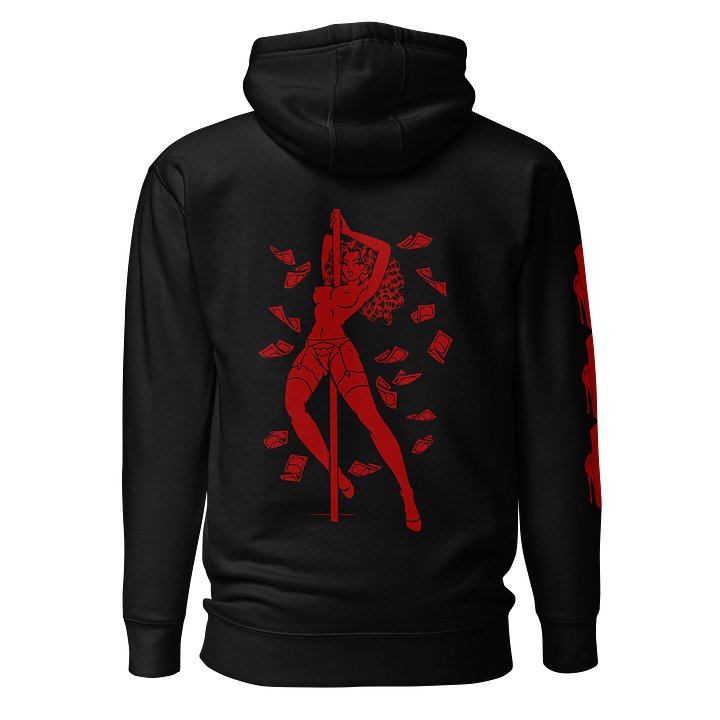 Ivory hoodie - blood red product image (1)