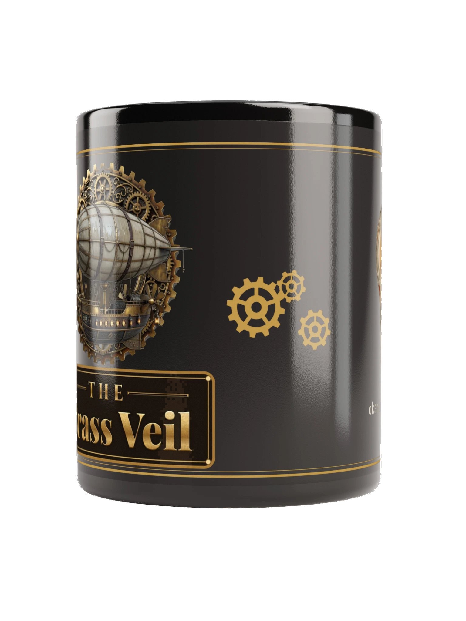 The Brass Veil — Mug (Black Glossy) product image (2)