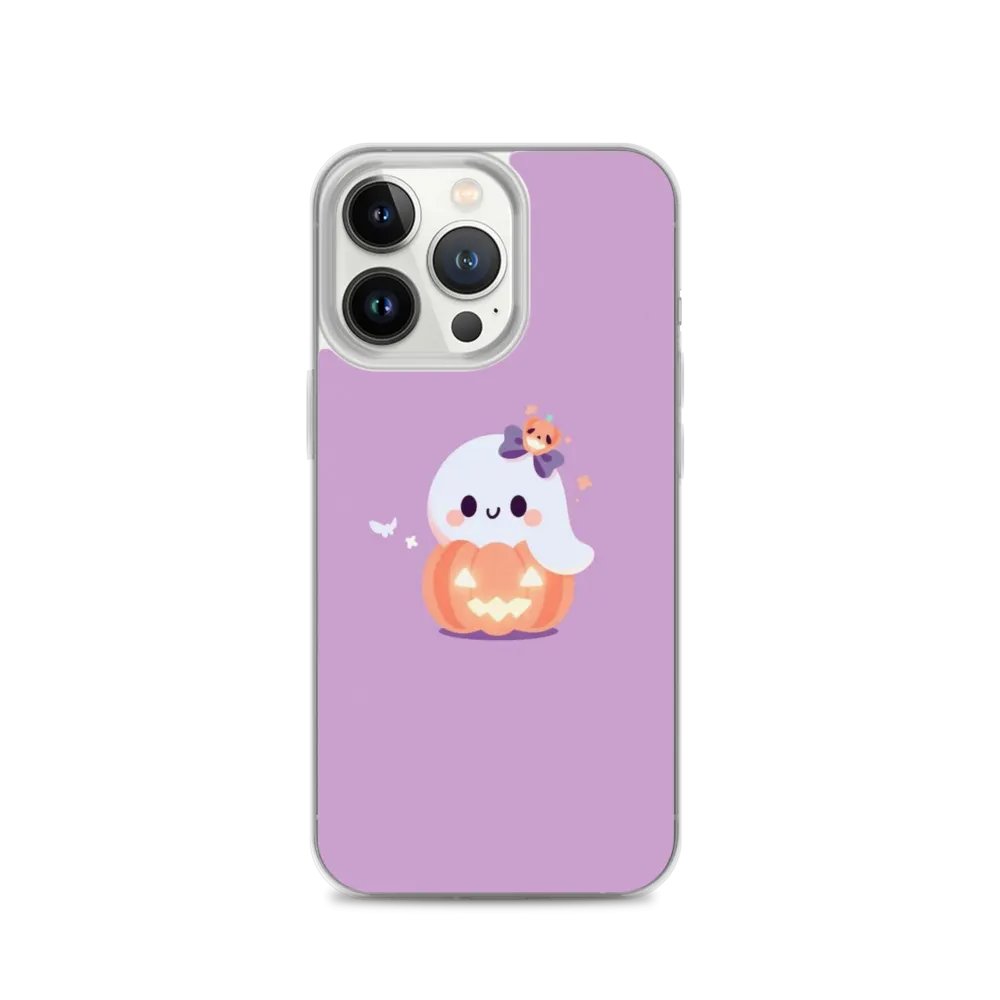 Spooky Pumpkin Ghost iPhone Case product image (2)