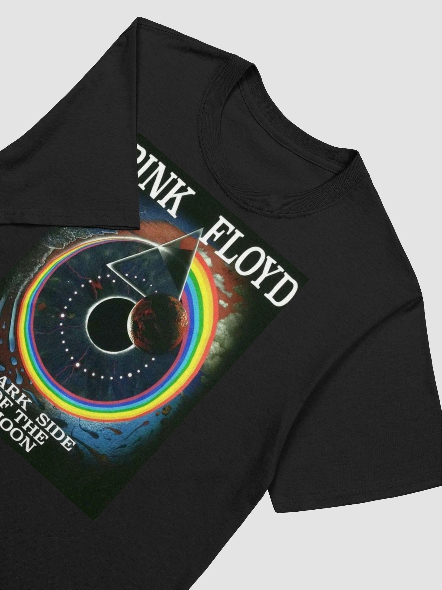 Pink Floyd Dark Side of the Moon Prism T-Shirt | Psychedelic Classic Rock Album Art Graphic Tee product image (5)