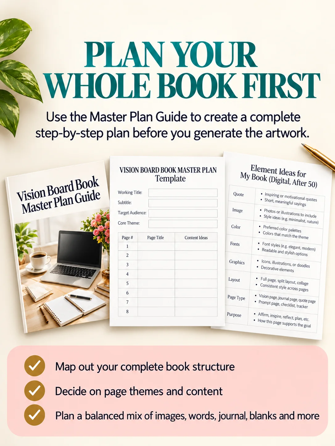 Clip Art Vision Board Book Planning Kit product image (3)