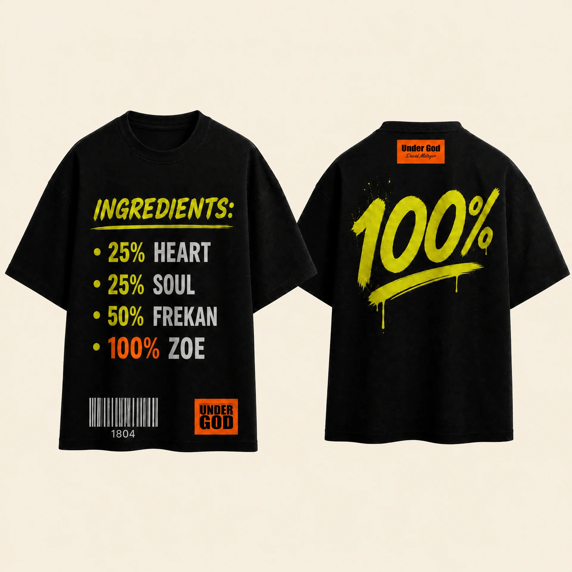 100% Ingredients Zoe Pack — Black product image (1)