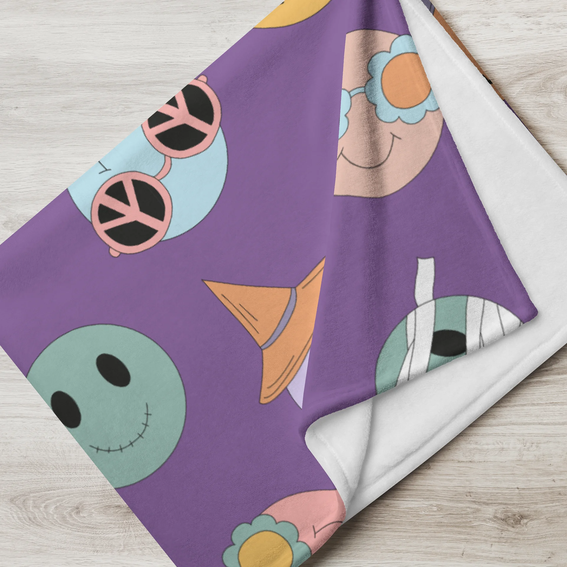 Halloween Smilies Blanket product image (3)