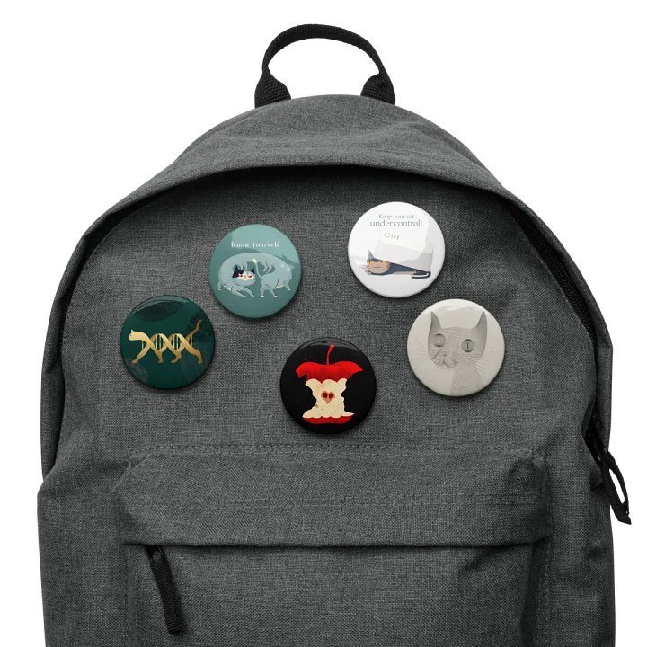 Pin Buttons Collection 4 (5 pcs) product image (2)