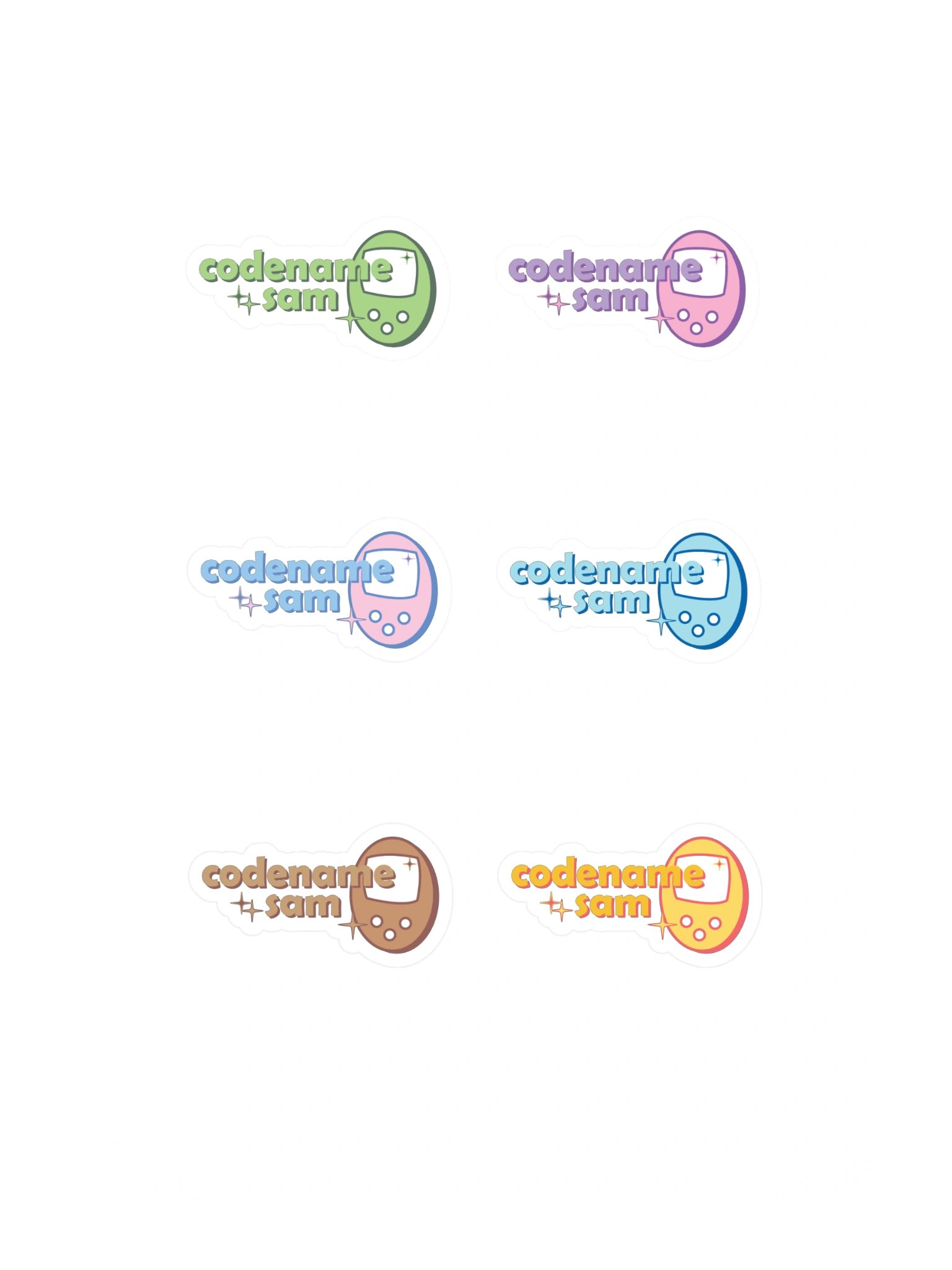 Codenamesam Logo stickers product image (3)