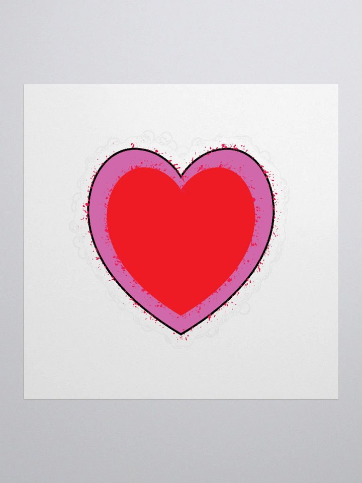 LOVE TWO HEARTS IN ONE HEART, LOVE, PROFILE, RED, PUNK, RETRO, VINTAGE, ADVENTURE, VALENTINES DAY, ROMANTIC, ROMANCE, COUPLE, GIRLFRIEND, BOYFRIEND, HUSBAND, WIFE product image (1)