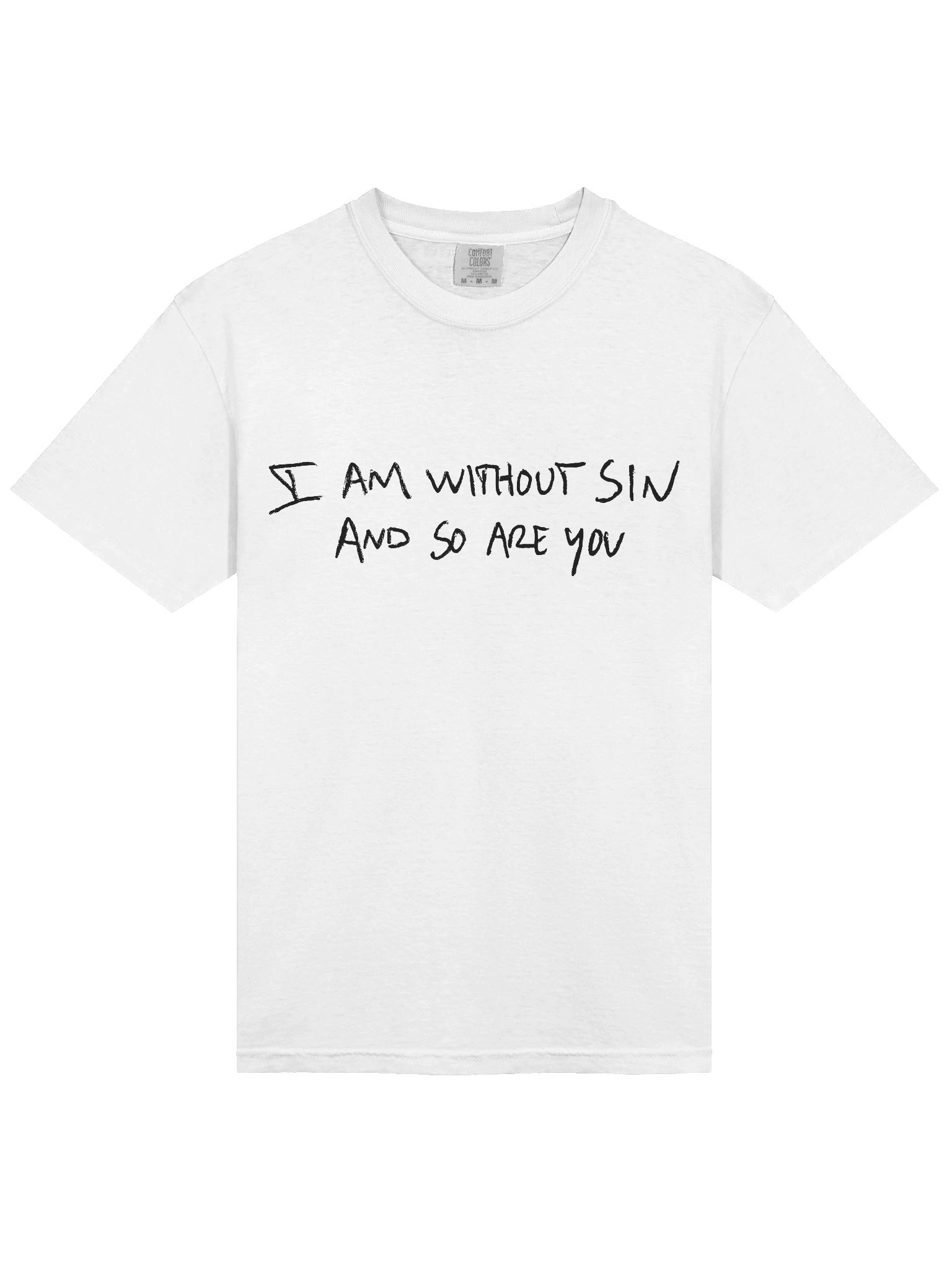 I Am Without Sin Shirt (White) product image (2)