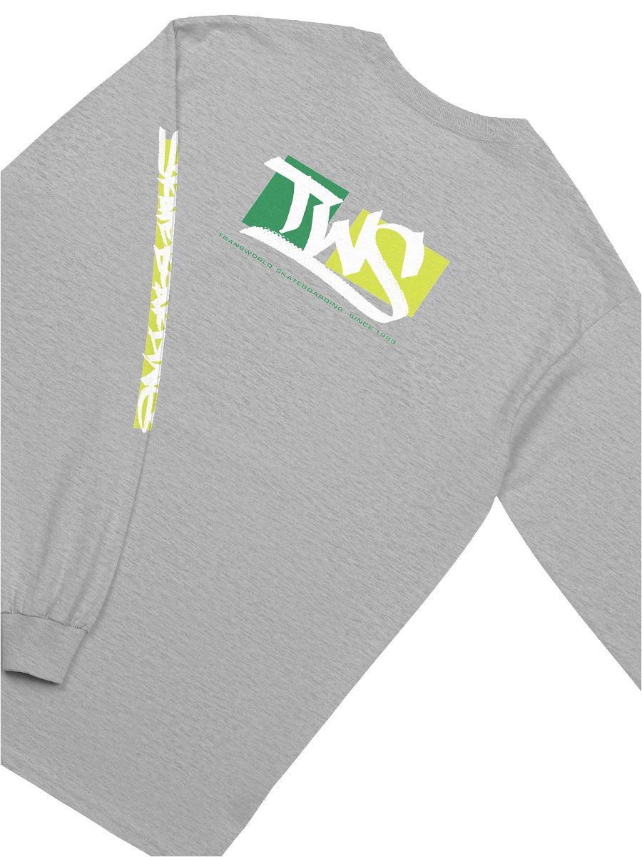 Eli Morgan Gesner Handstyle Heather Gray Longsleeve T-Shirt product image (5)