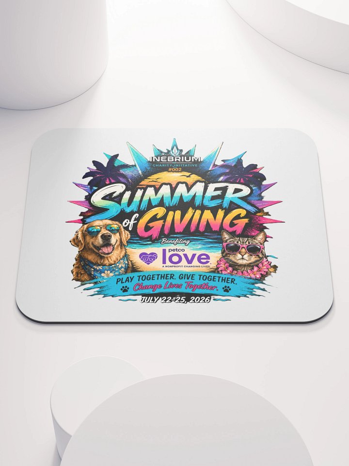 Summer of Giving Pet Charity Mouse Pad product image (1)