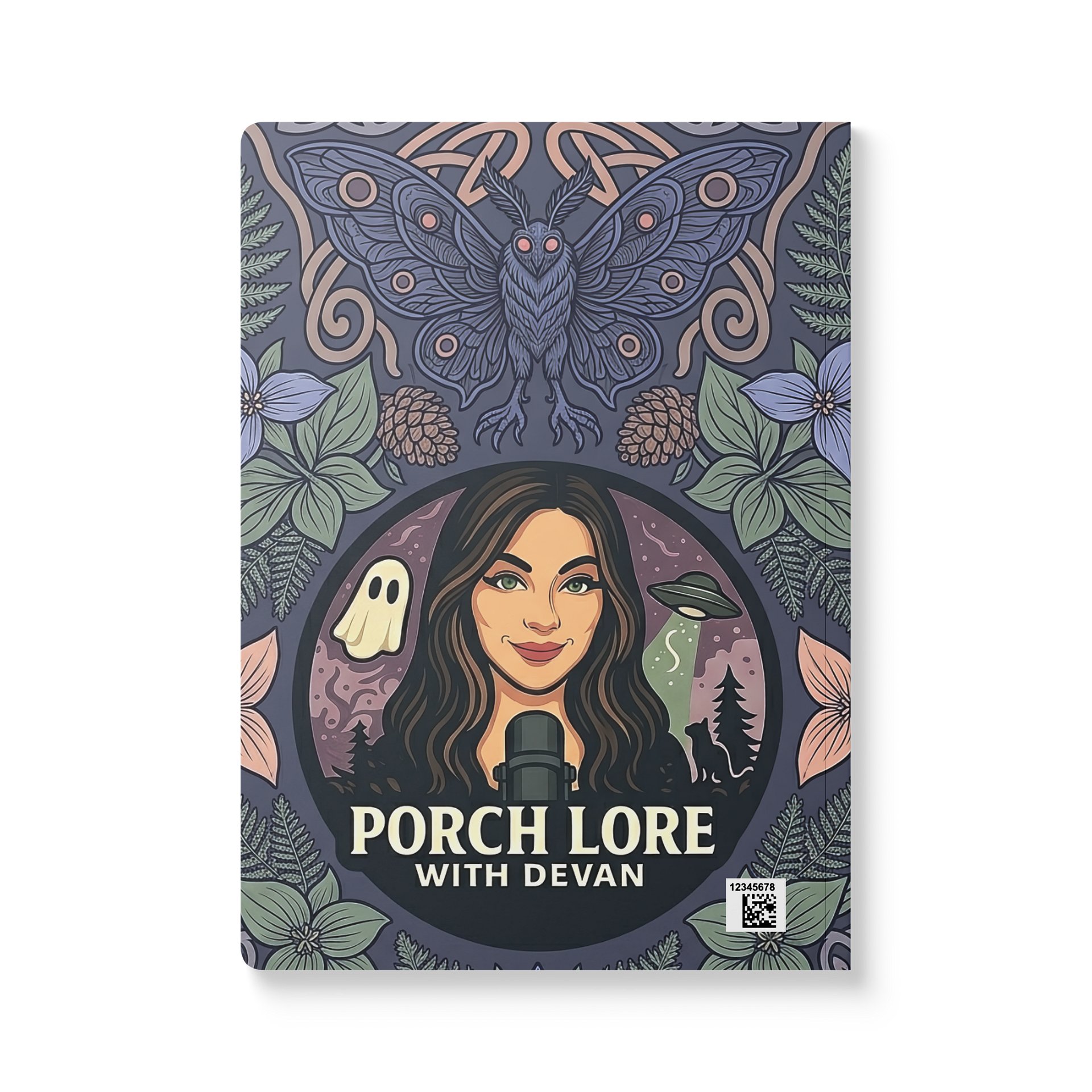 PORCH LORE DEVAN PERIWINKLE MOTH SOFTCOVER JOURNAL product image (3)