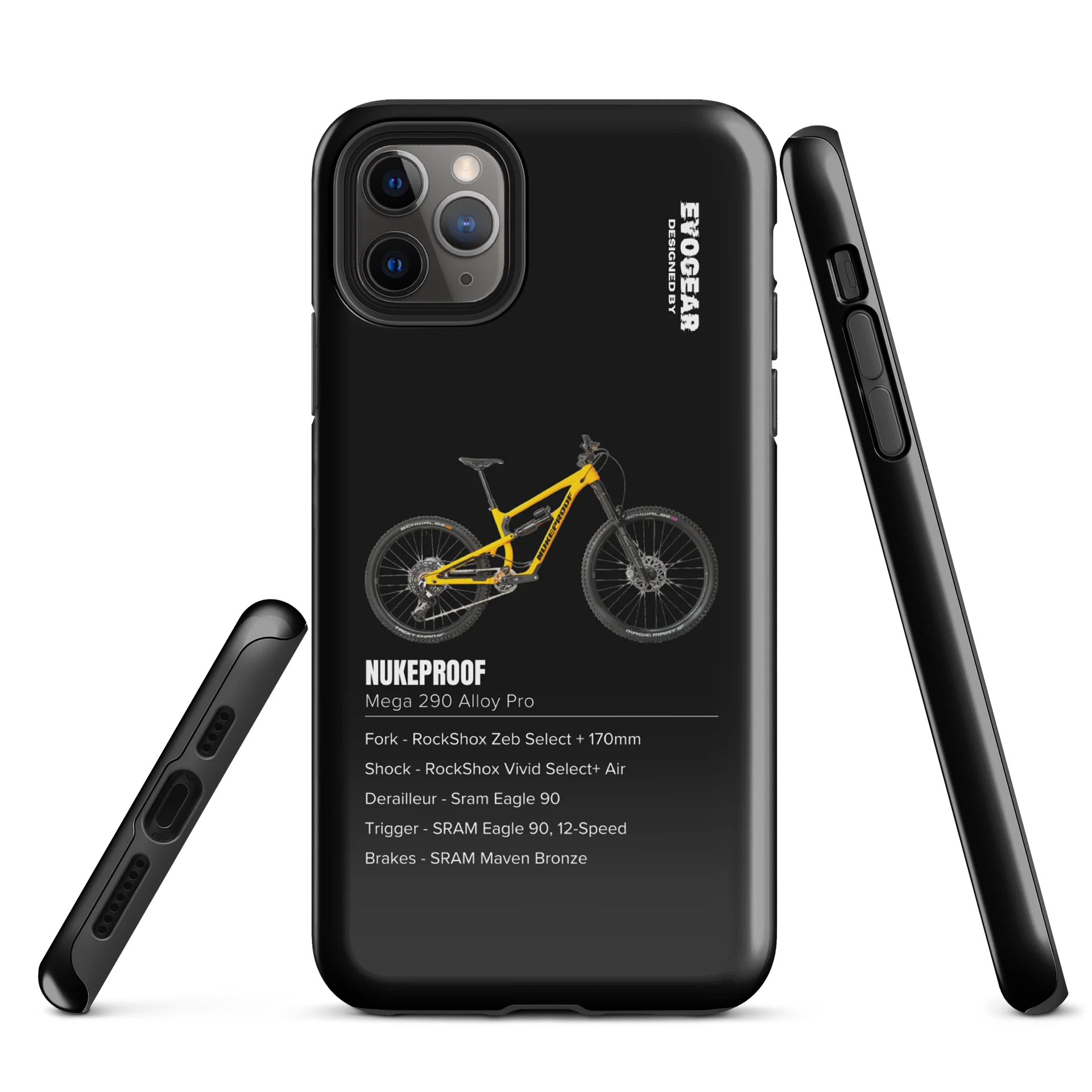 Black Nukeproof Mega 290 Alloy Pro iPhone Case product image (5)