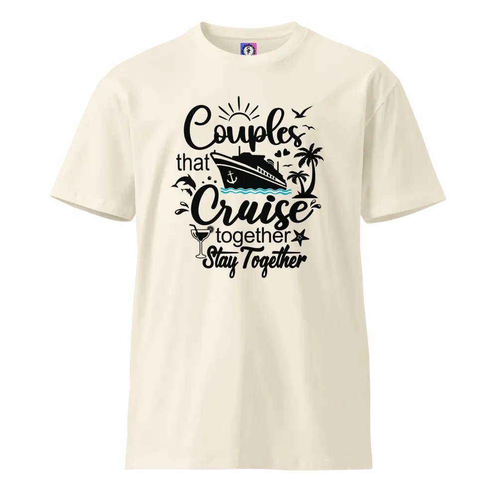 Couples That Cruise Together Stay Together Unisex Premium Light Colours T-Shirt product image (1)