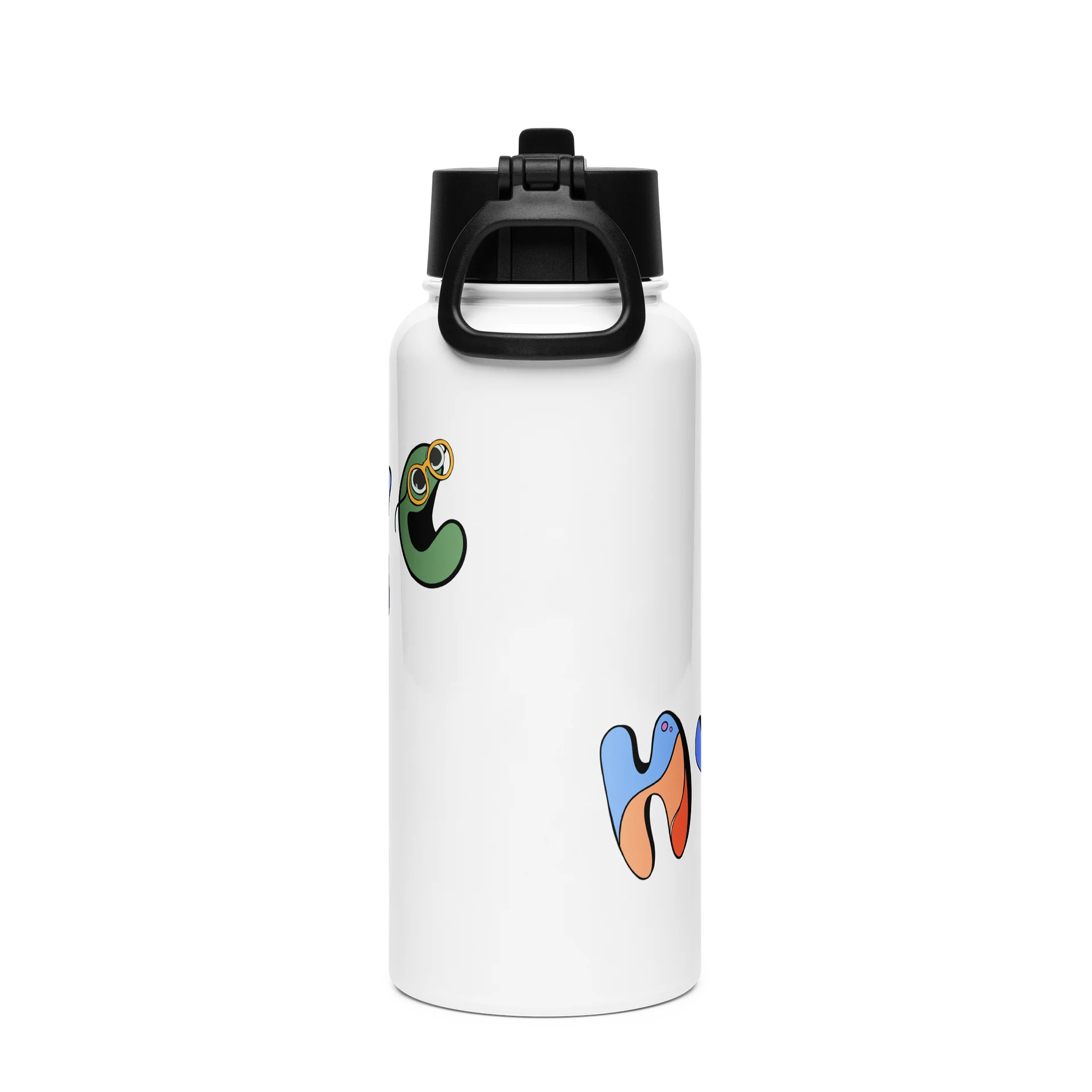 HYDRATE / Stainless Steel Water Bottle with a Straw Lid product image (4)