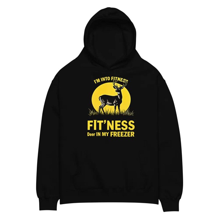 I’m into Fitness Fit’Ness Deer in My Freezer Hoodie product image (4)