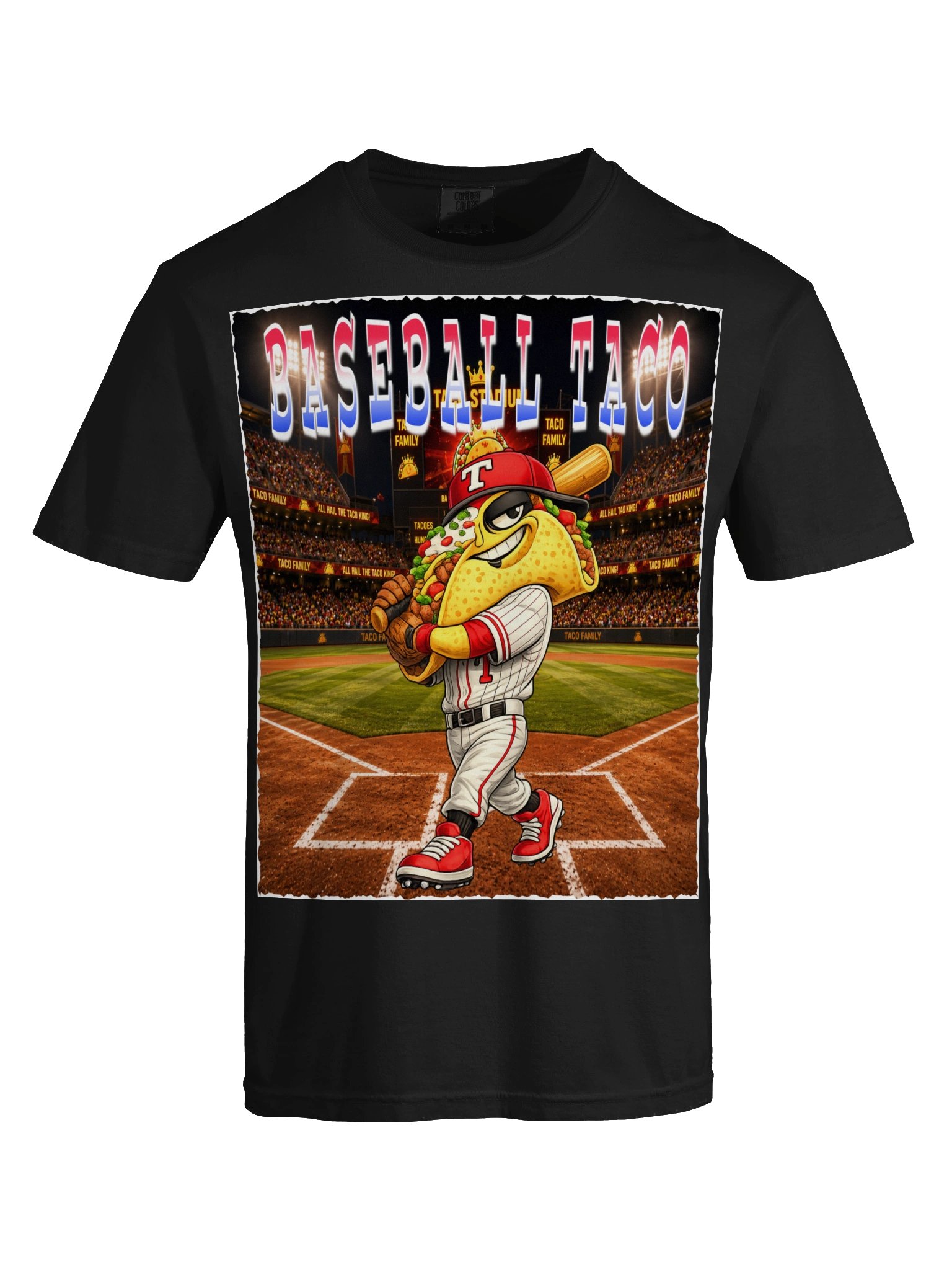 Baseball Taco Home Run Tee - The Taco Family product image (64)