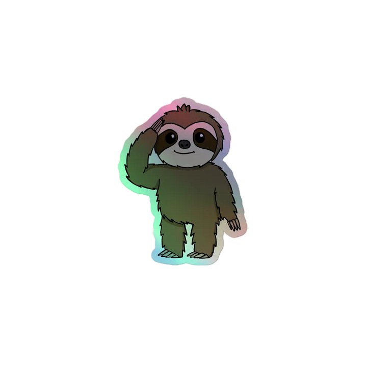 Holographic Sticker Sheet - Salute product image (1)