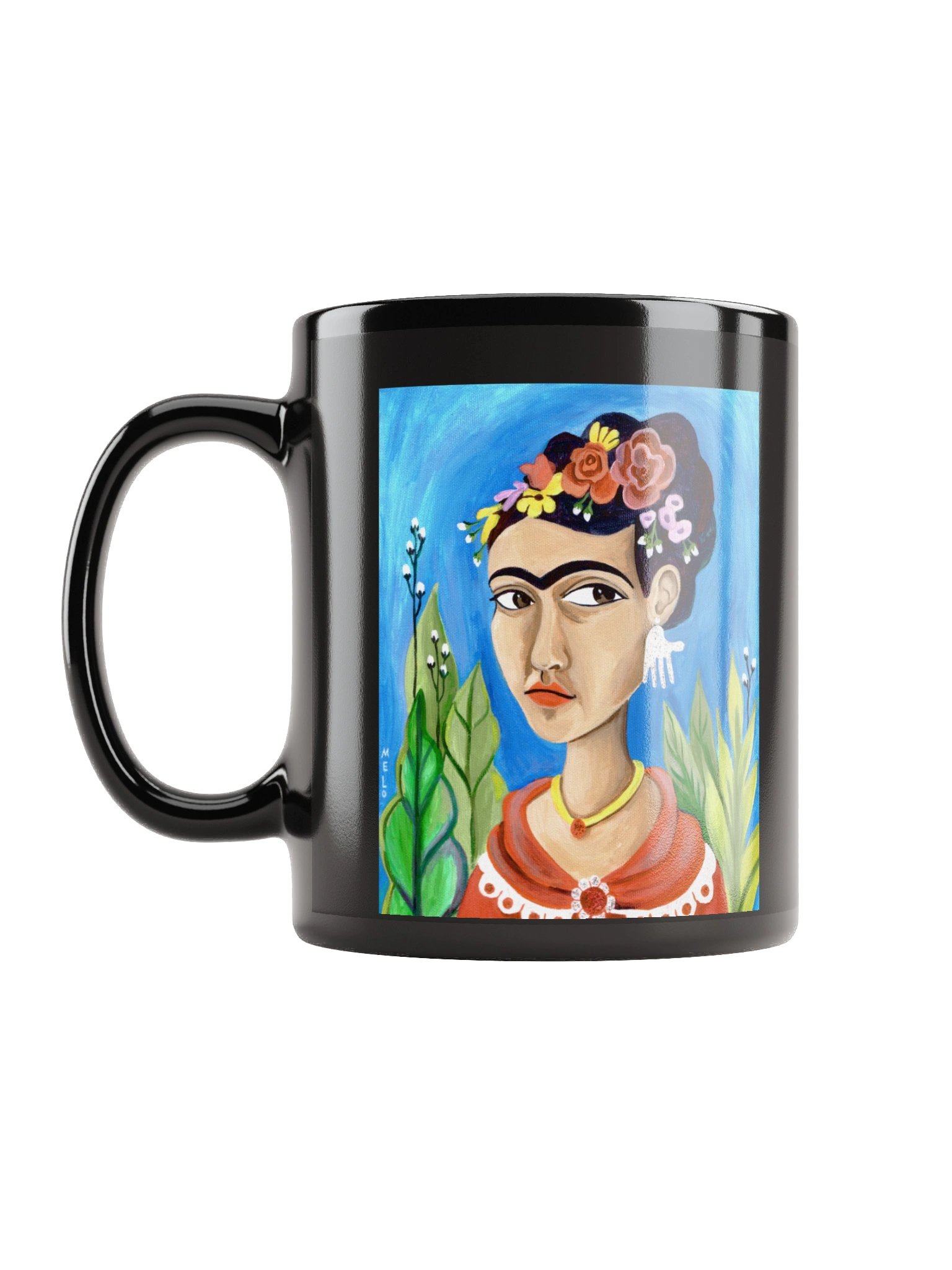 Frida Kahlo Hand Earring MUG product image (6)